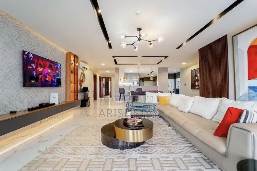 3-Bedroom Water View Apartment With Pool Ps5 | Lekki in Lekki Phase 1