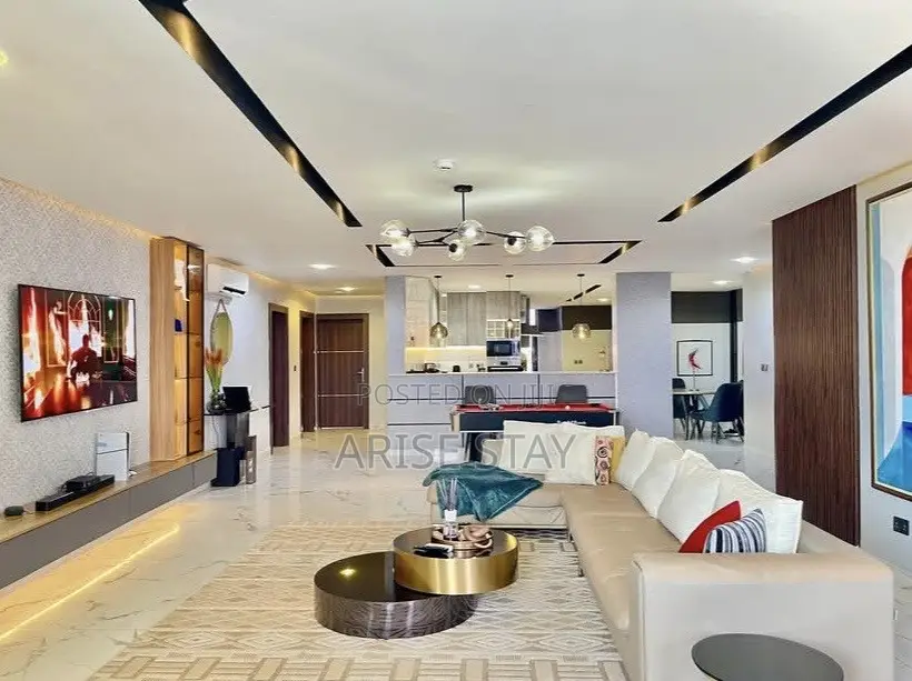 3-Bedroom Water View Apartment With Pool Ps5 | Lekki in Lekki Phase 1