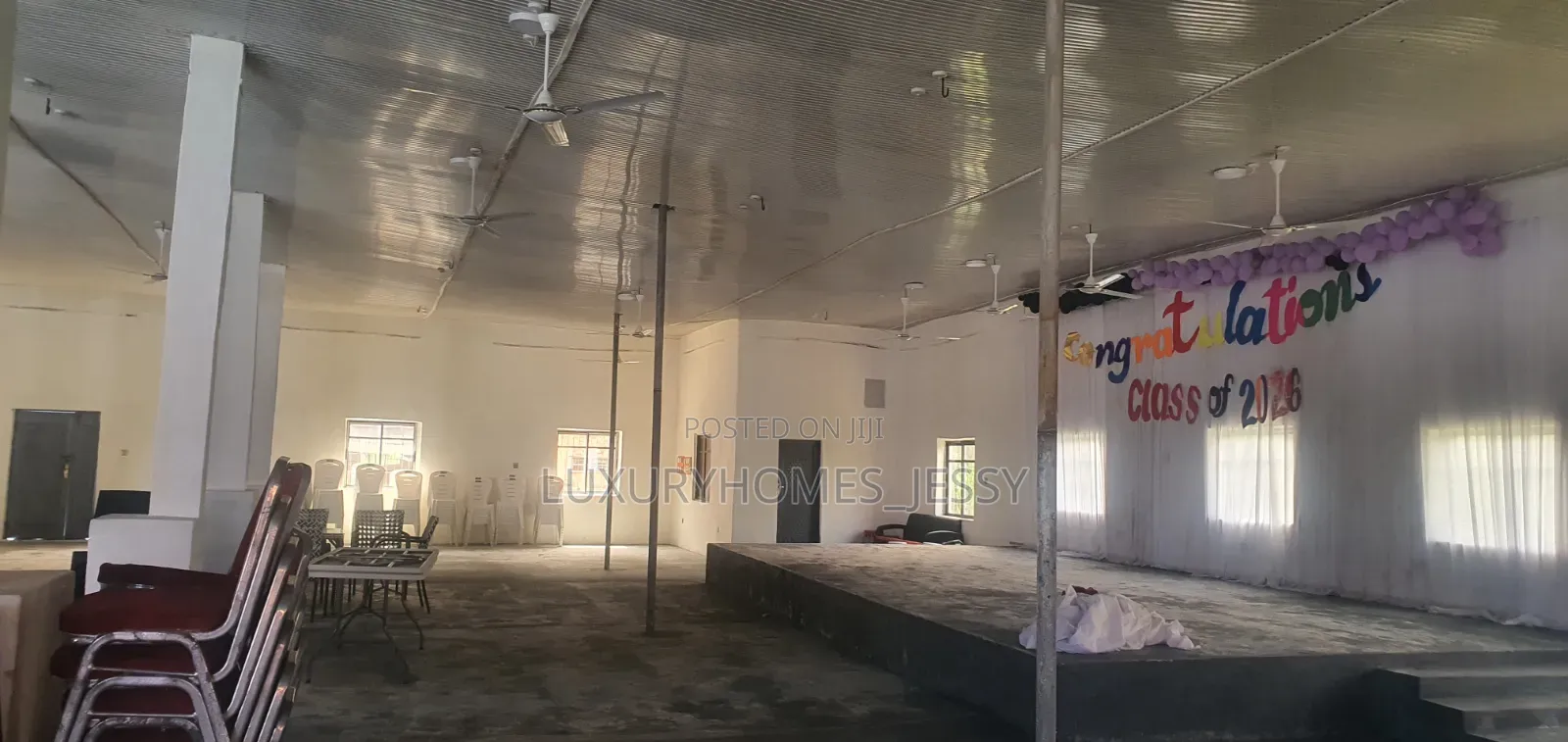 Specious Event Hall for Rent at Okokomiko by 23Km Lagos/Badagry in Iba / Ojo