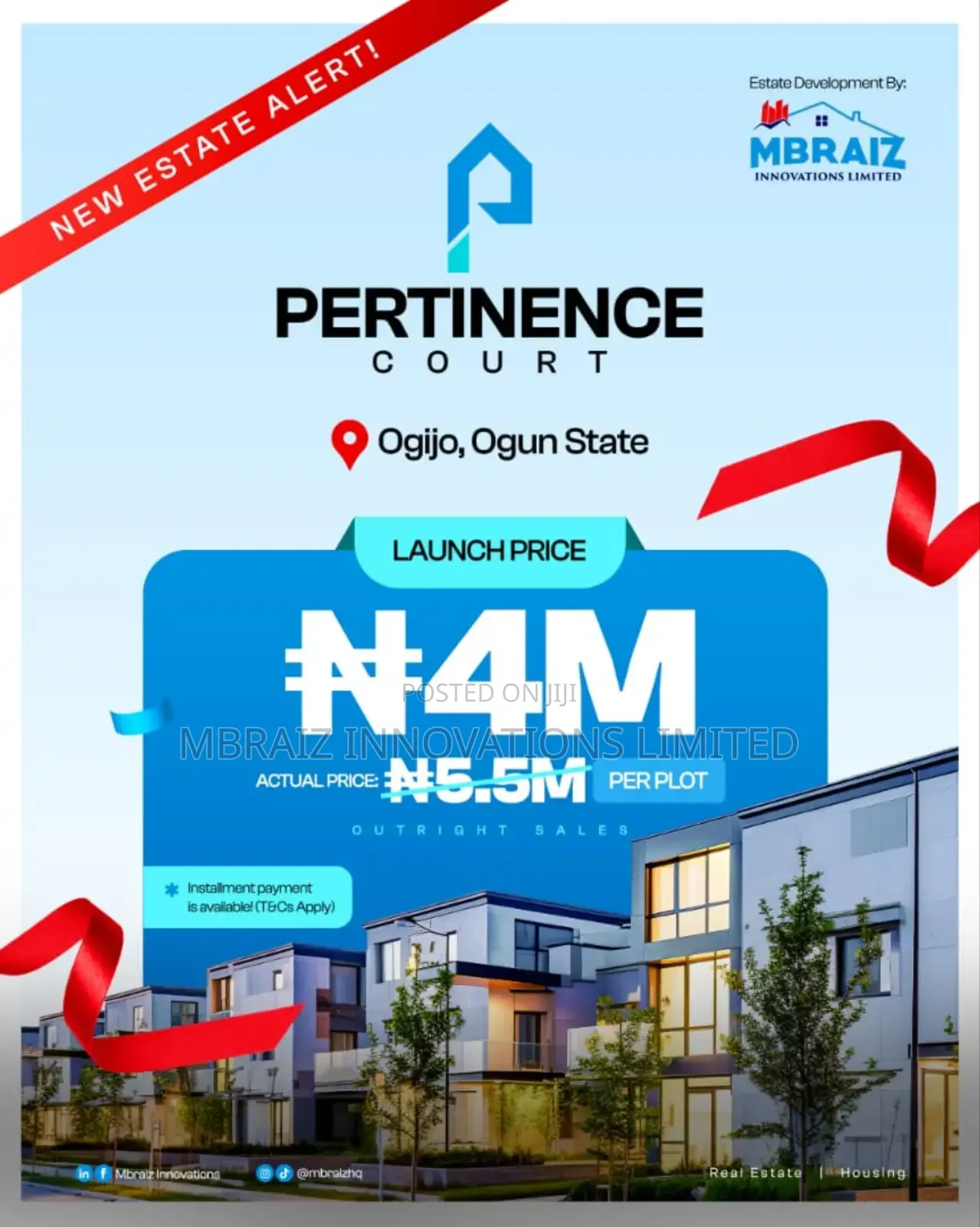 Land Available for Sale in Ogijo, Sotubo Ogun State Registered Survey in Shimawa