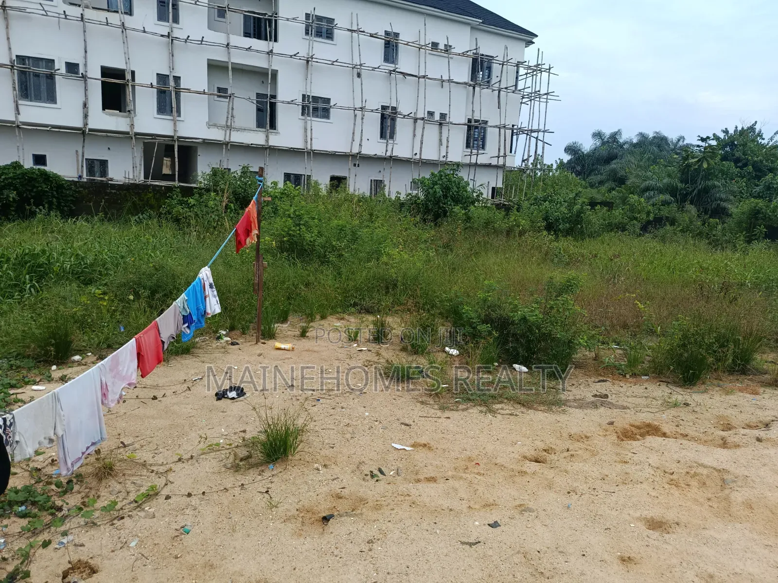 A Well Fenced, Dry and Secured Plot of Land Measuring 765 SQM in Olokonla
