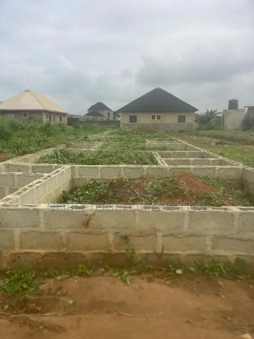 Building on Foundation Level on Half Plot at Ikorodu Lagos in Adamo