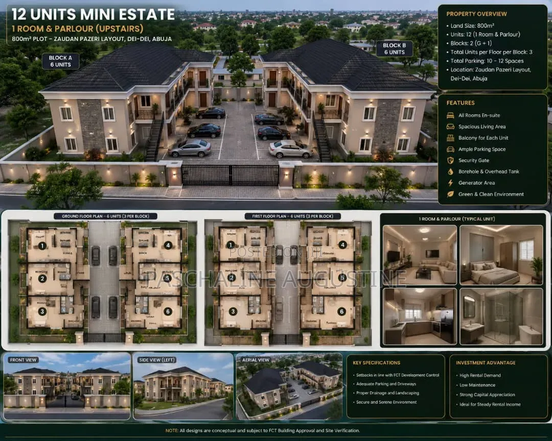 C of O 800sqm in Dei-Dei