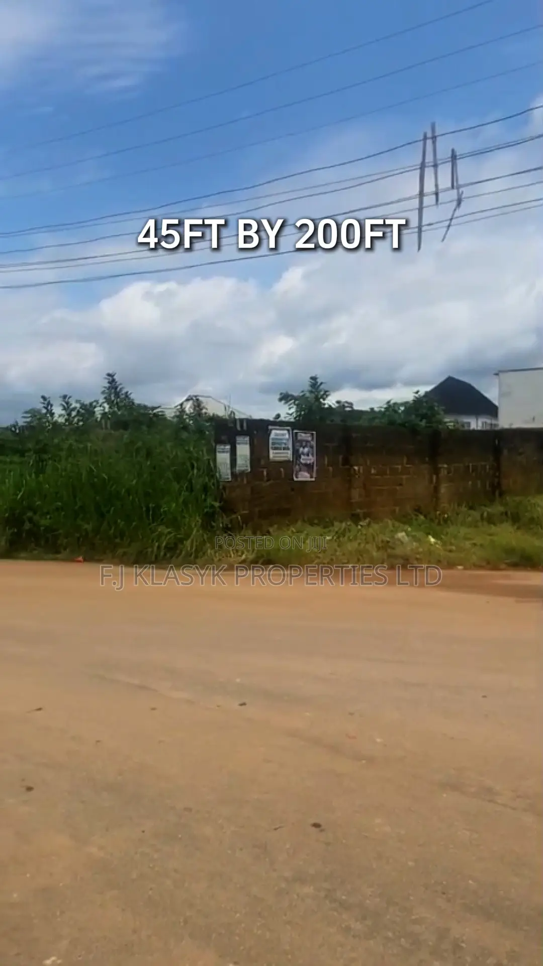 45ft by 200ft LAND FOR SALE in Edo State
