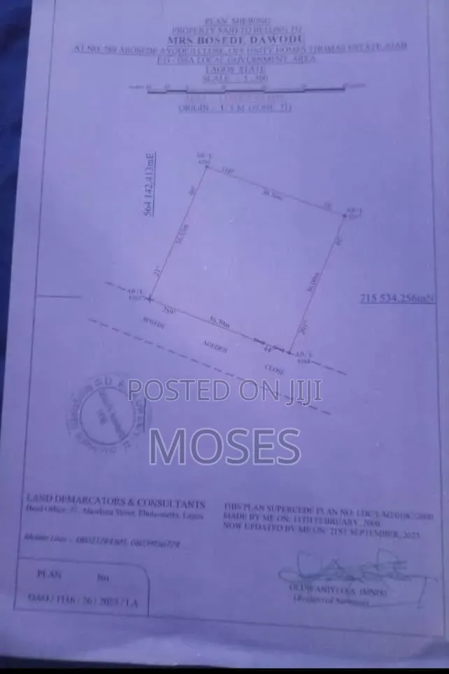 Well Developed Residential Bareland in Sangotedo