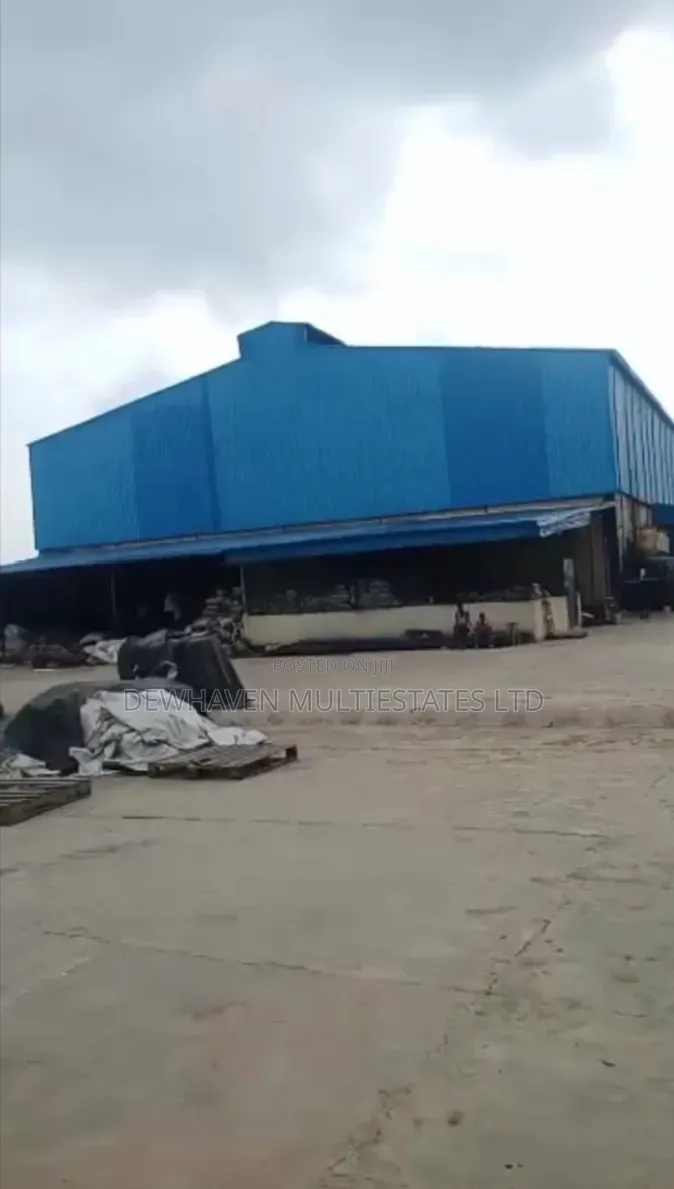 Factory Warehouse With Staff House for Sale in Iseri