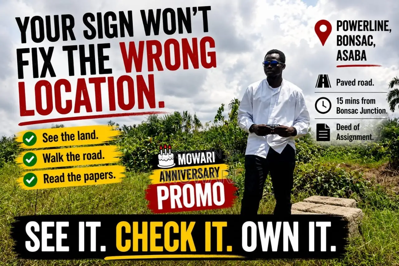 Your Sign Won’t Fix the Wrong Location. in Oshimili South