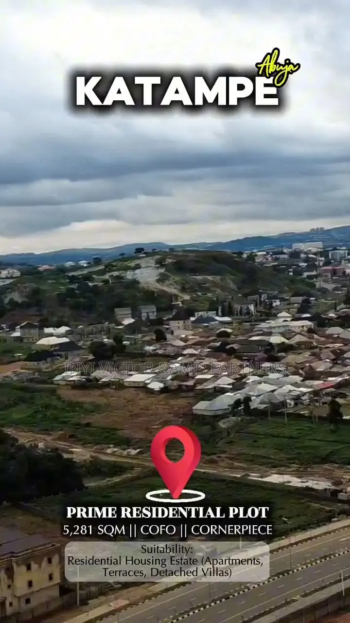 5200sqm Plot of Land in Katampe (Main)
