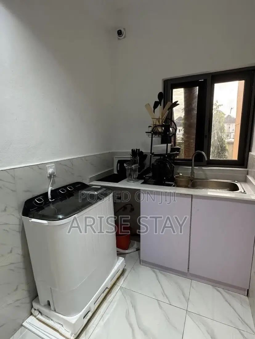 2-Bedroom Shortlet With Ps5 & City View | Ikota Lekki in Ikota