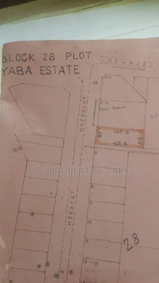 1400sqm of Commercial Land at Sabo Yaba in Sabo / Yaba