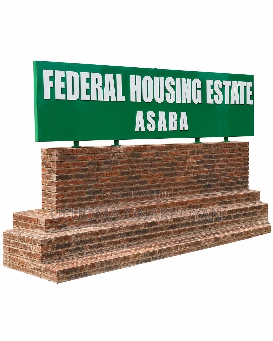 Federal Housing Estate Asaba Land for Sale Size: 135ft by 60ft in Oshimili South
