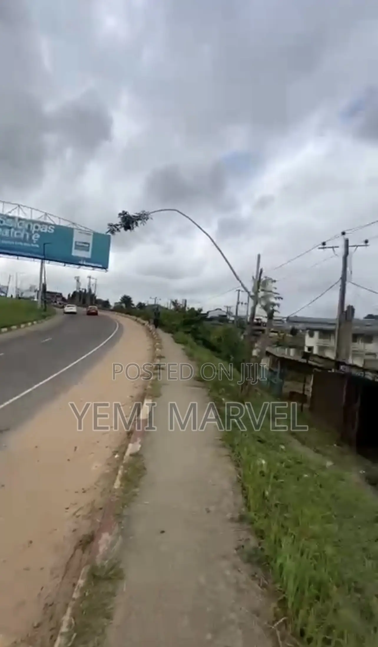 Prime Location 1200 SQMS of Land Fenced and Gated S Commercial Land in Akala Express