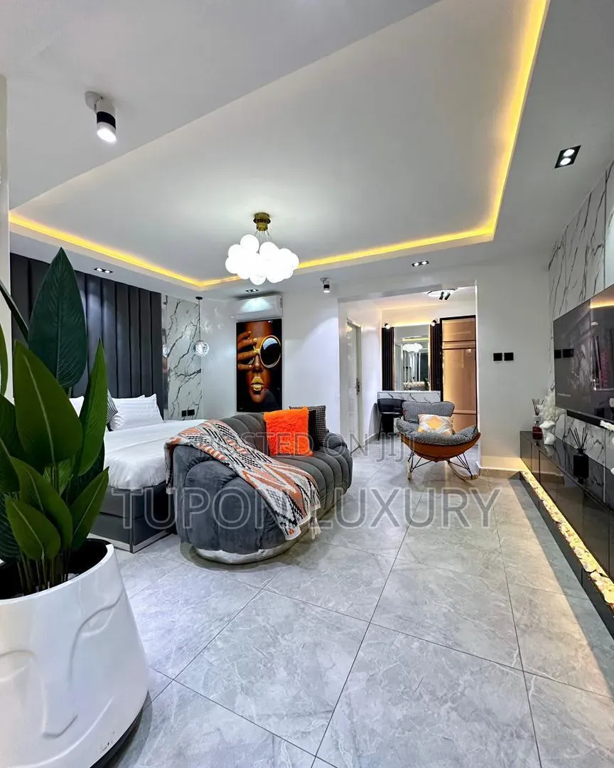 Luxury Spacious Studio Apartment With a Bar and Large Dining Area in Lekki Phase 1