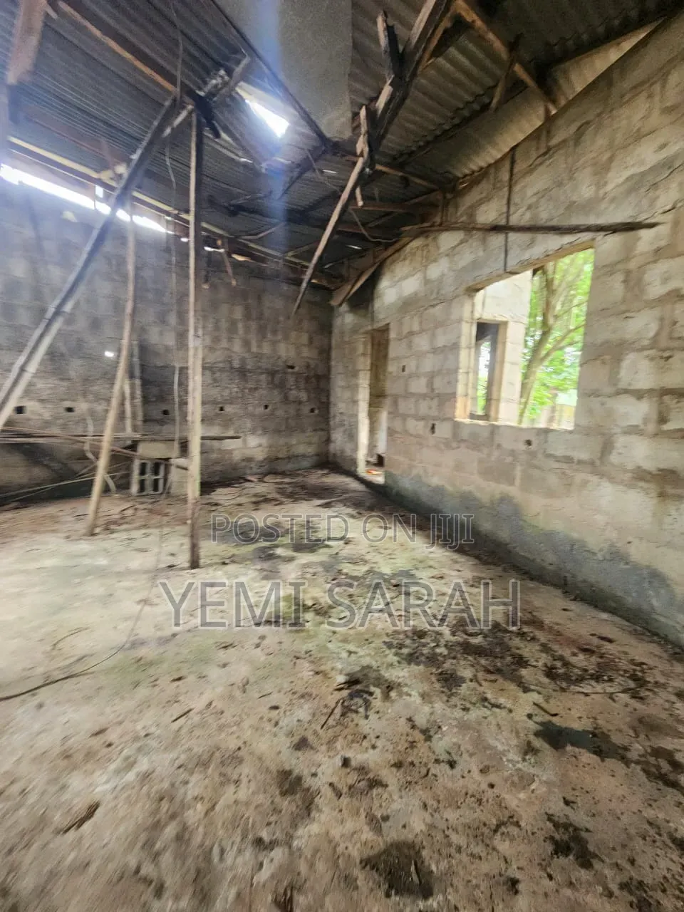 A Standard Plot of Land With a 2 Bedroom Flat in Abule Egba