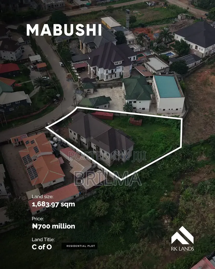 1683 SQM Land in Mabushi for Sale in Mabushi