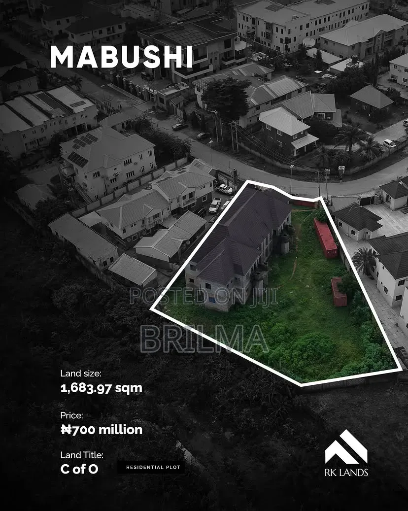 1683 SQM Land in Mabushi for Sale in Mabushi