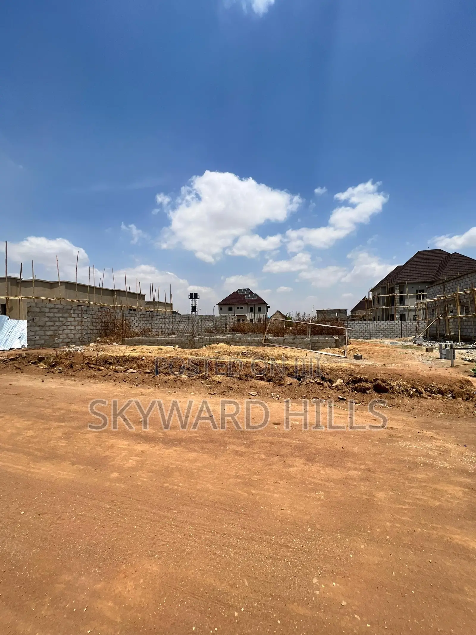 3-Bedroom Carcass Bungalow + 2 BQ for Sale — Lugbe, Abuja in FHA