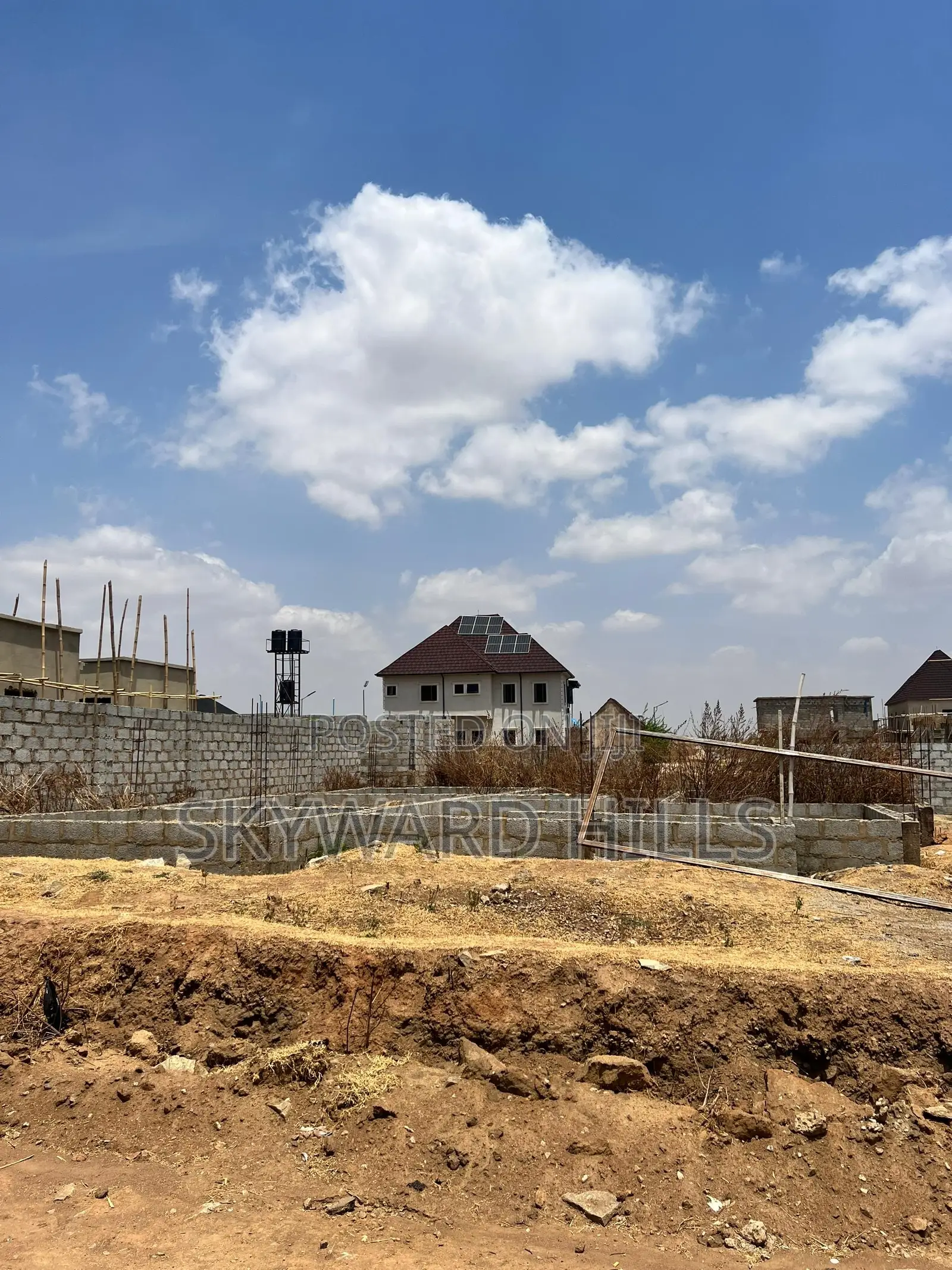 3-Bedroom Carcass Bungalow + 2 BQ for Sale — Lugbe, Abuja in FHA