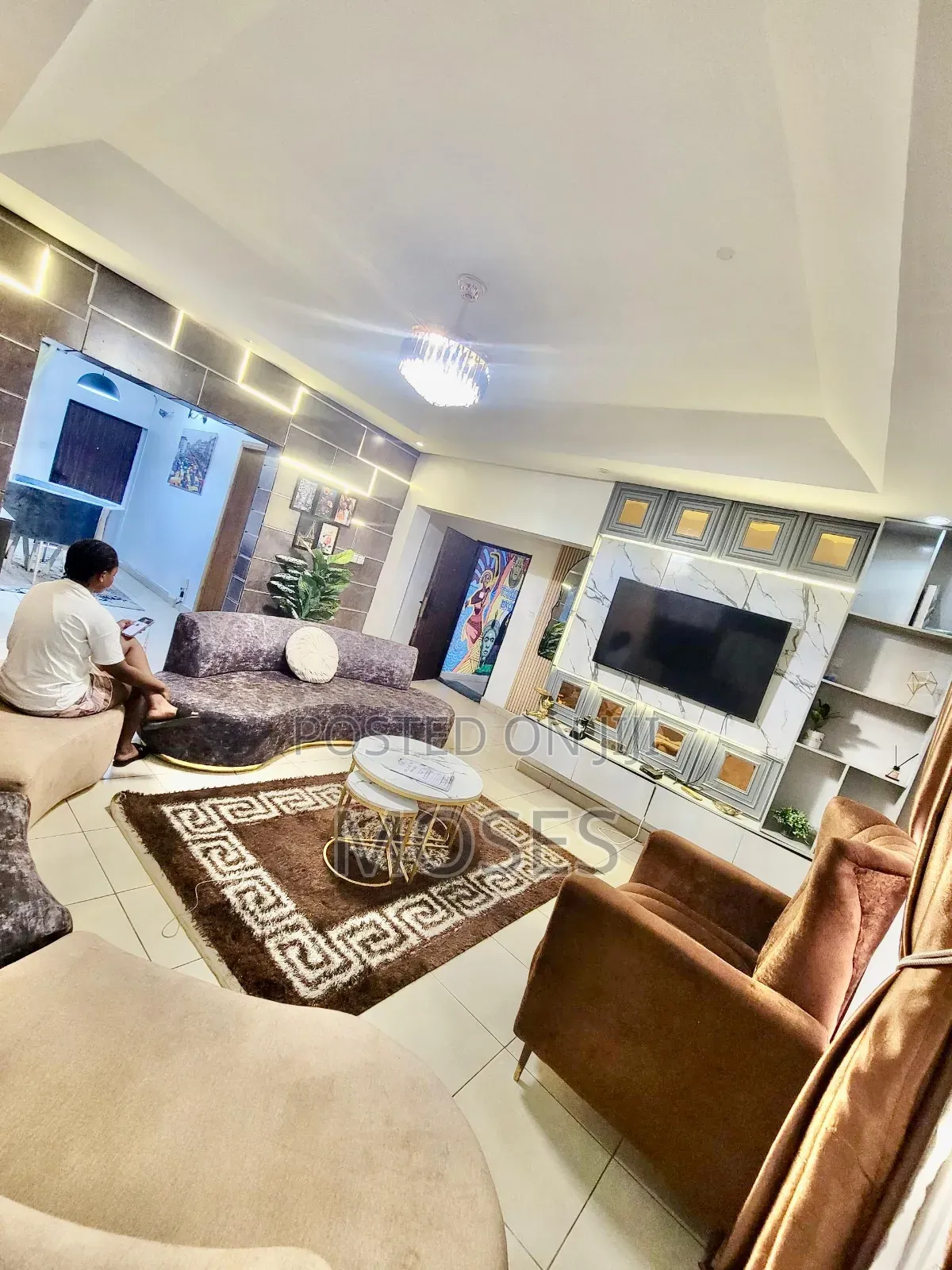 Furnished 3bdrm Apartment in Call To Access, Olokonla for rent in Olokonla