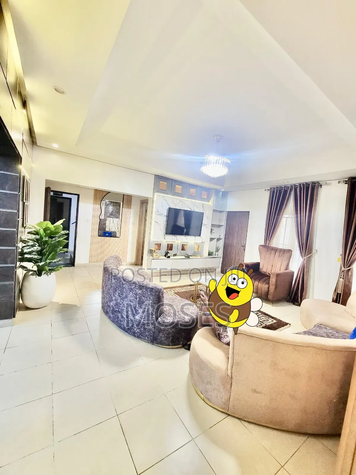 Furnished 3bdrm Apartment in Call To Access, Olokonla for rent in Olokonla