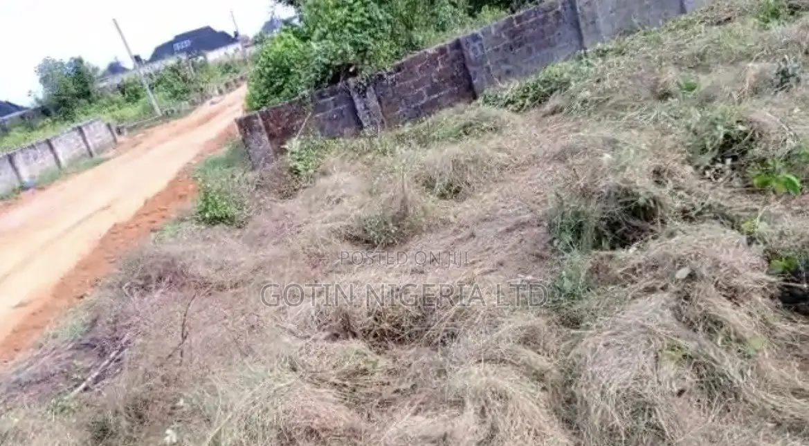 50×100ft Fenced Plot for Sale at Obagie, Off Airport Road in Benin City