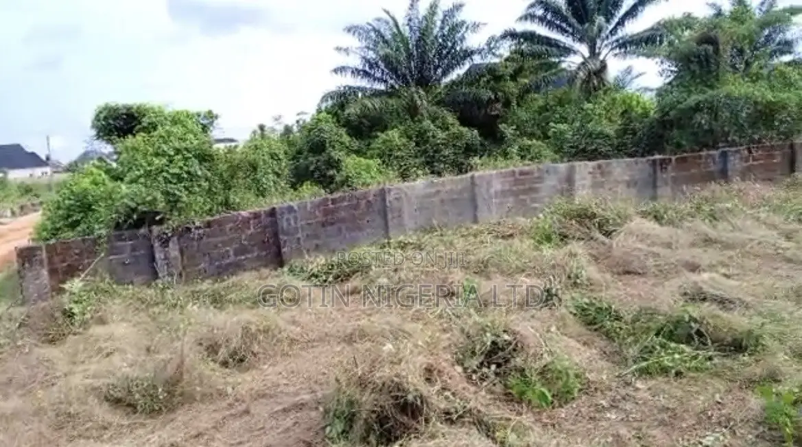50×100ft Fenced Plot for Sale at Obagie, Off Airport Road in Benin City