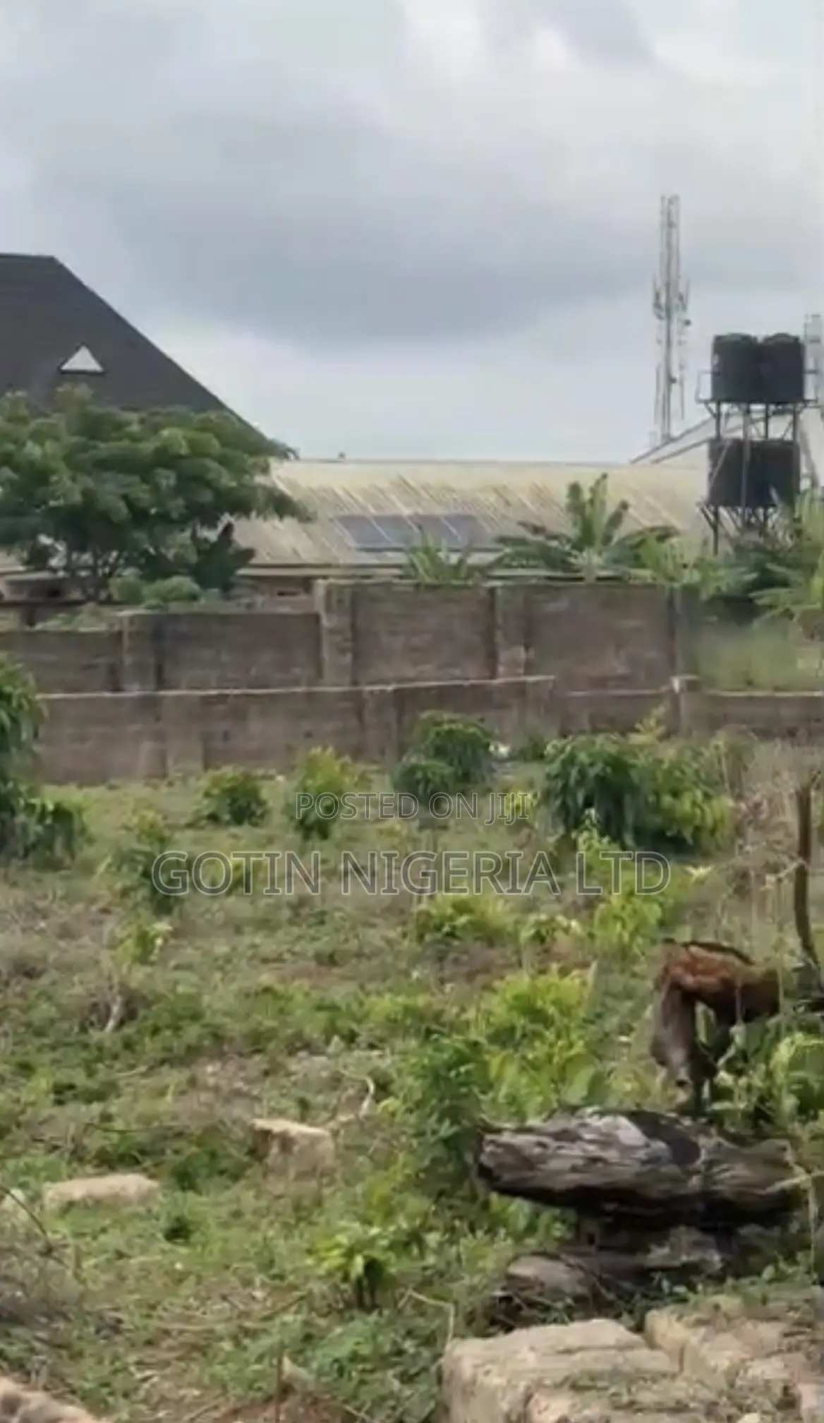 Fenced 100×200ft Corner Plot at Aruogba, Airport Road in Benin City