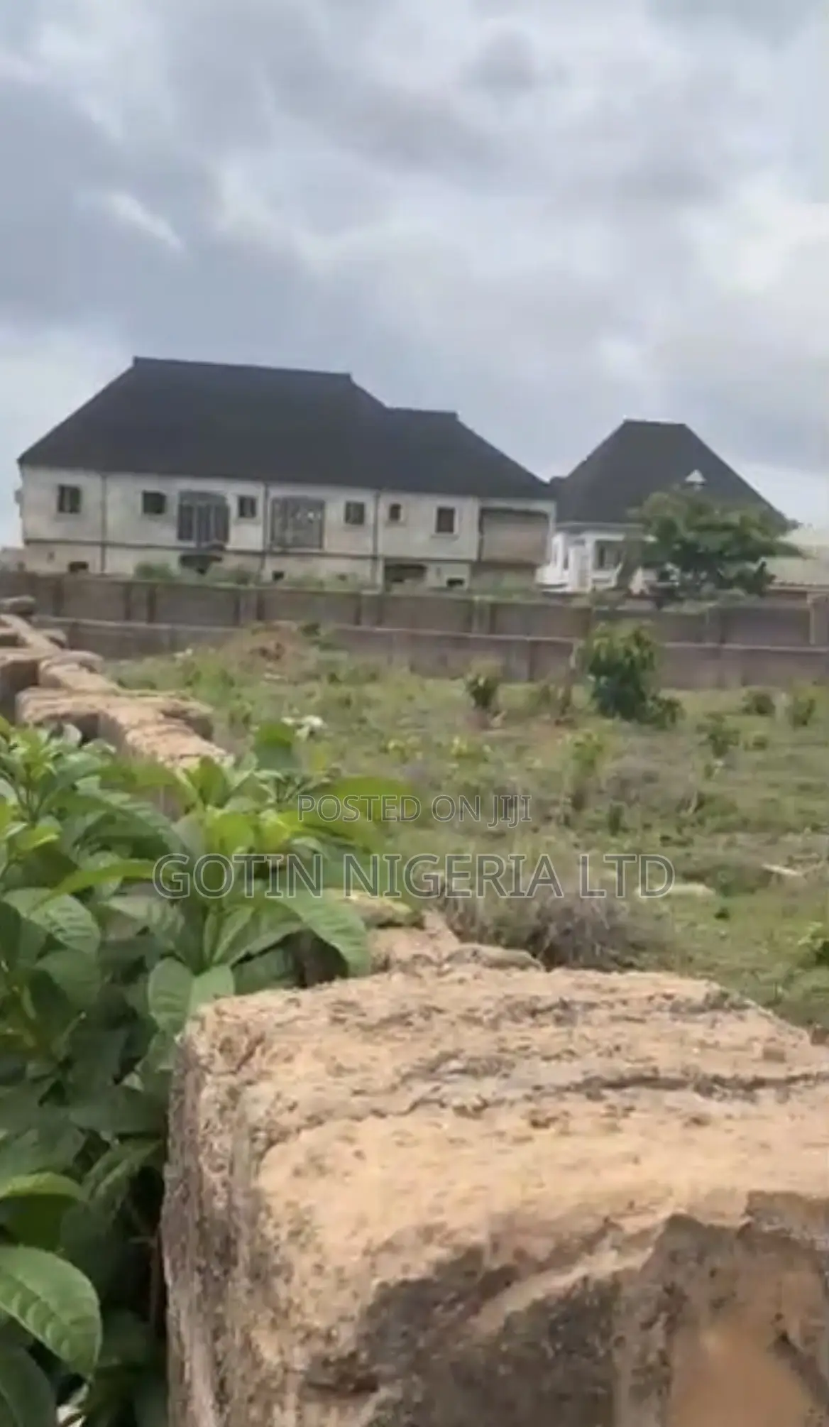 Fenced 100×200ft Corner Plot at Aruogba, Airport Road in Benin City
