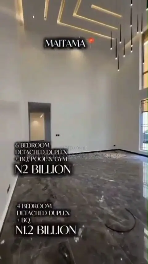Furnished 6bdrm Duplex in Maitama for sale in Maitama