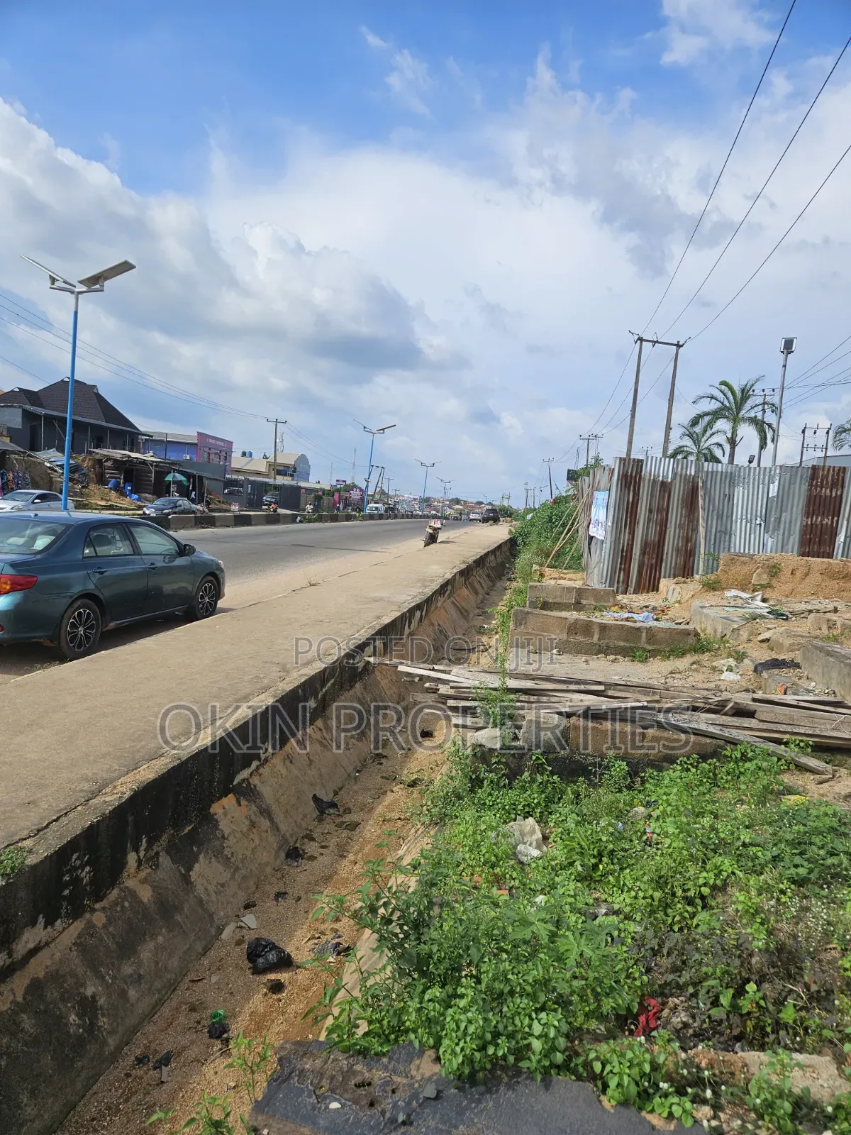 Two Plot Fence Facing Osogbo Ikinrun Road in Osogbo