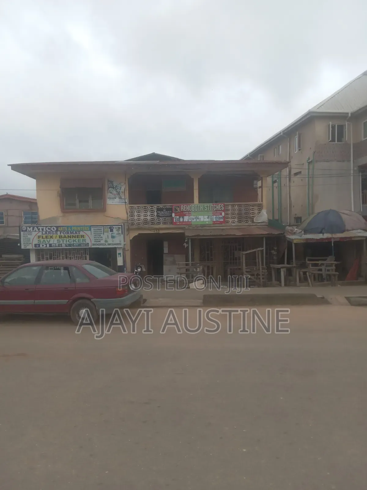Building for Sale Along Hospital Road in Akure
