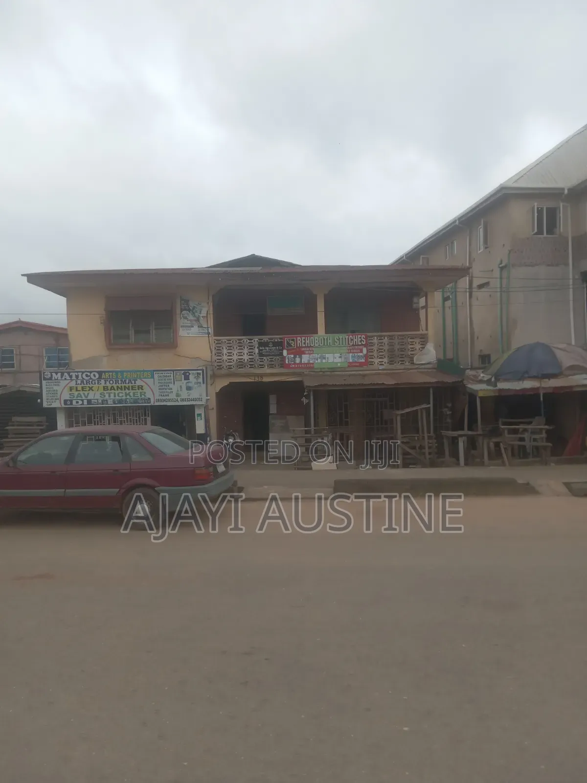 Building for Sale Along Hospital Road in Akure