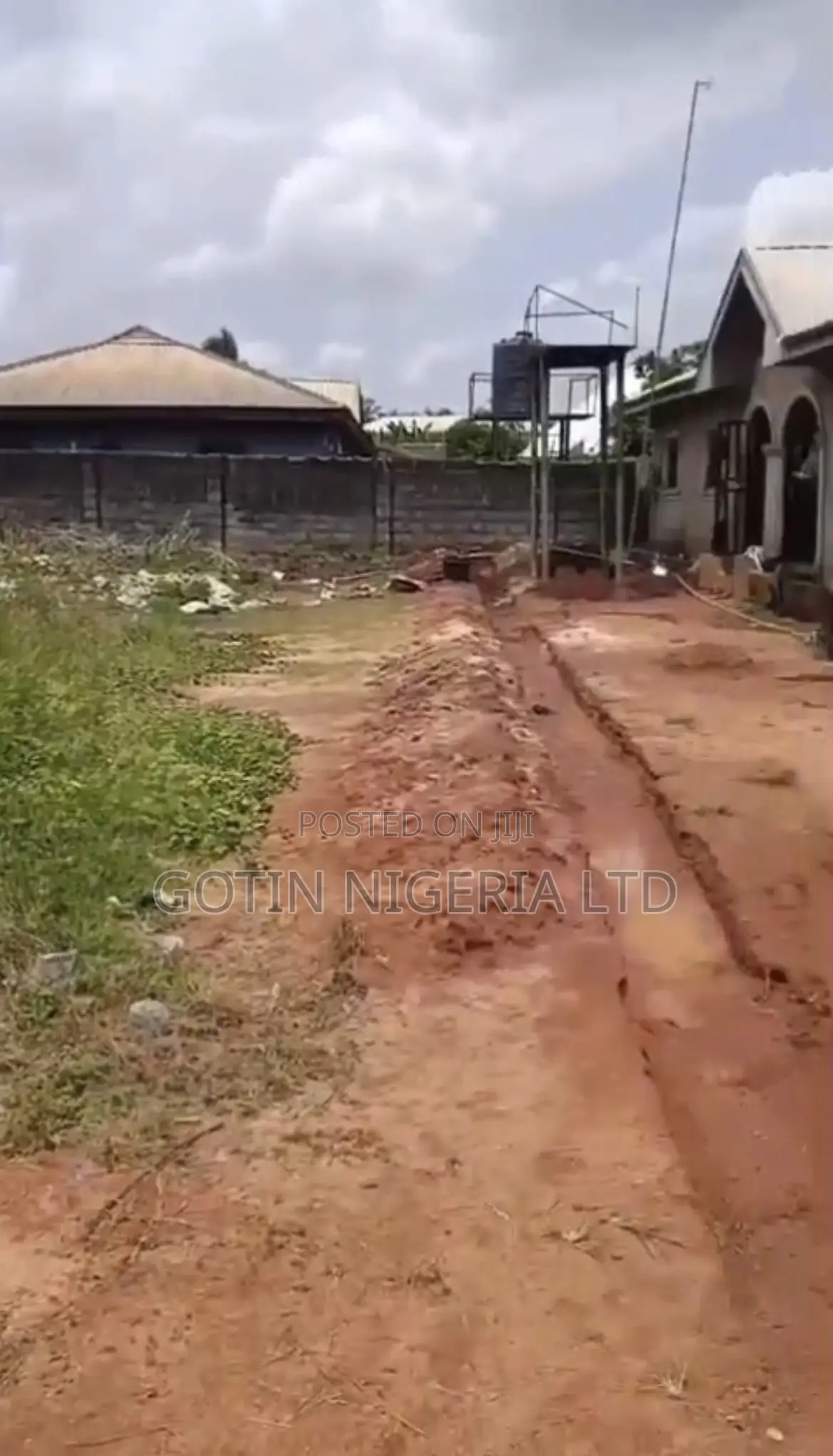 Fenced 55×100ft Land Very Close to Express, Aduwawa in Benin City