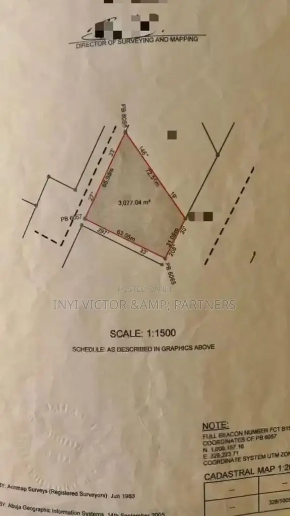 Commercial Land for Lease in Katampe Extension