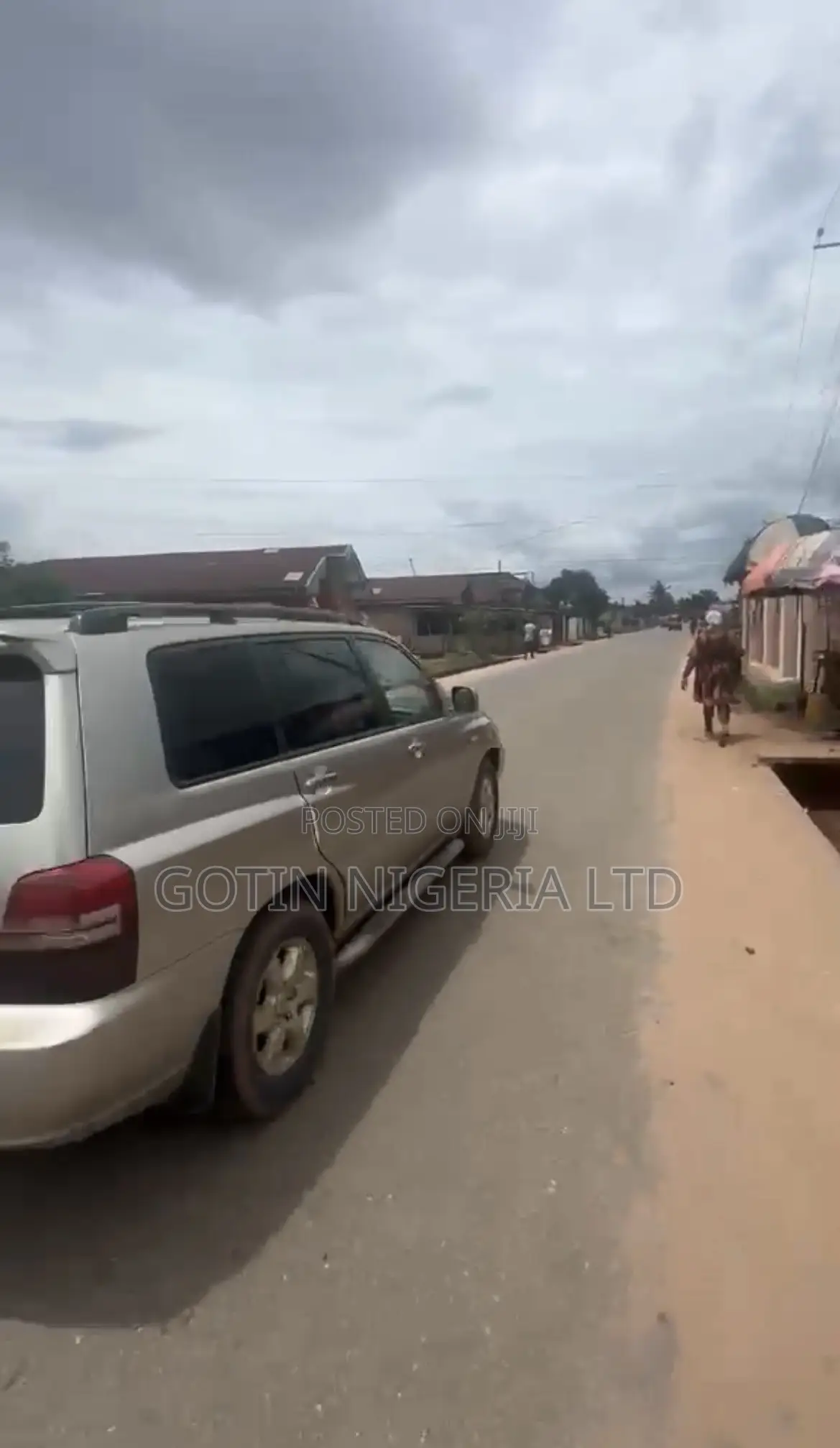 70×130ft Commercial Land on Okabere Tarred Road in Benin City