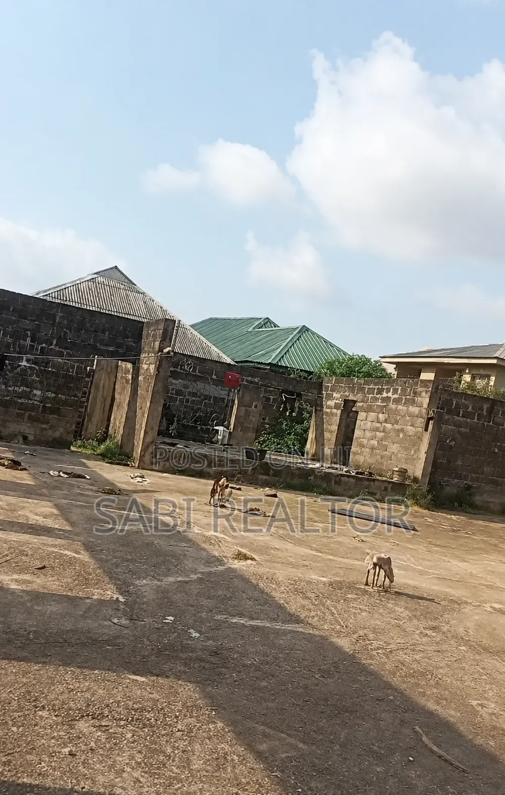 2 Plots of Commercial Land at Sabo Ayobo With Uncompleted Event Centre in Ayobo