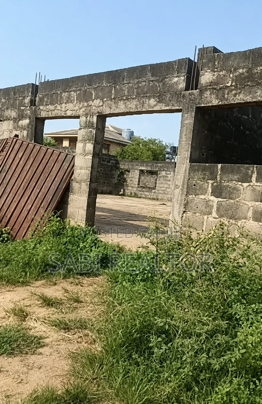 2 Plots of Commercial Land at Sabo Ayobo With Uncompleted Event Centre in Ayobo