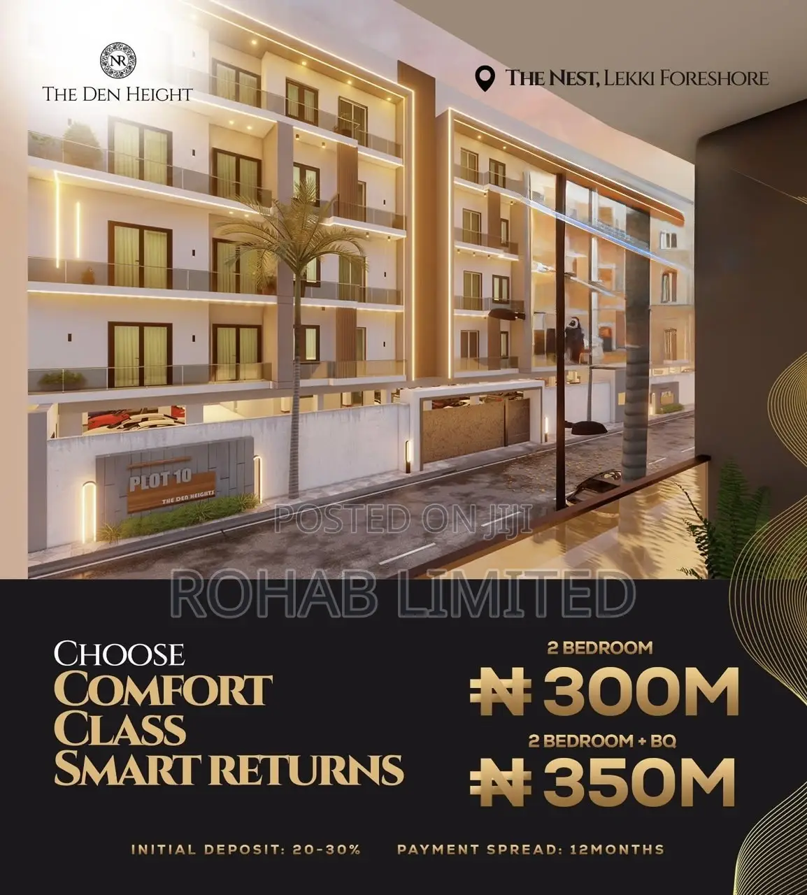 Furnished 2bdrm Apartment in Den Heights Lekki for sale in Lekki Phase 1