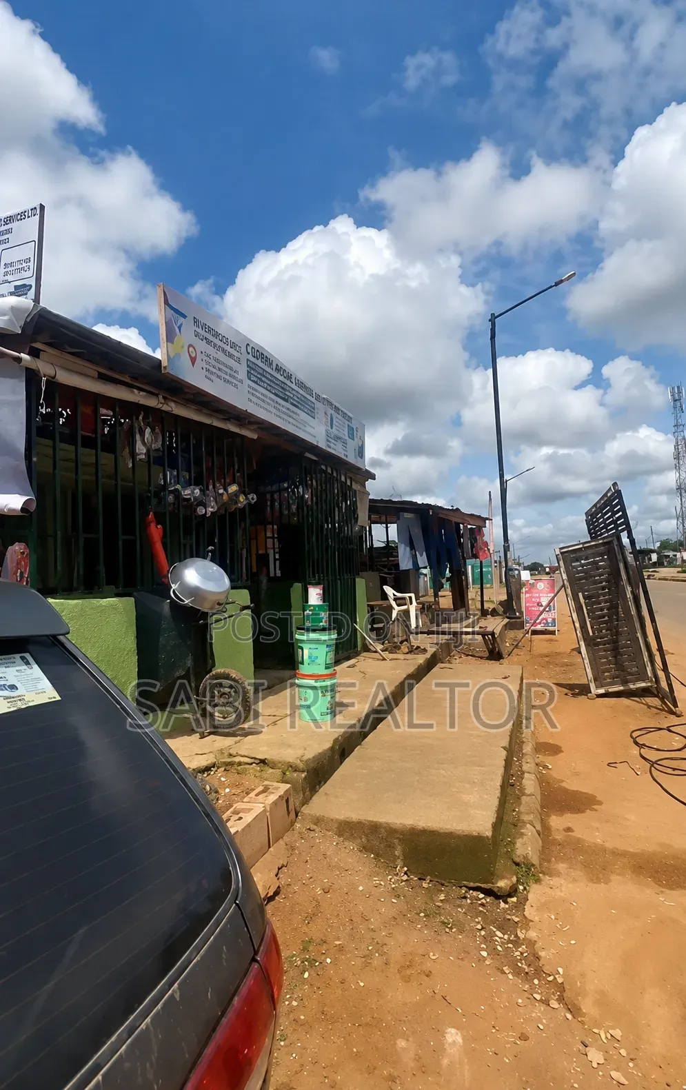 2 Plots of Mixed-Used Land With 5 Shops Along Ishefun Road, Ayobo. in Ayobo