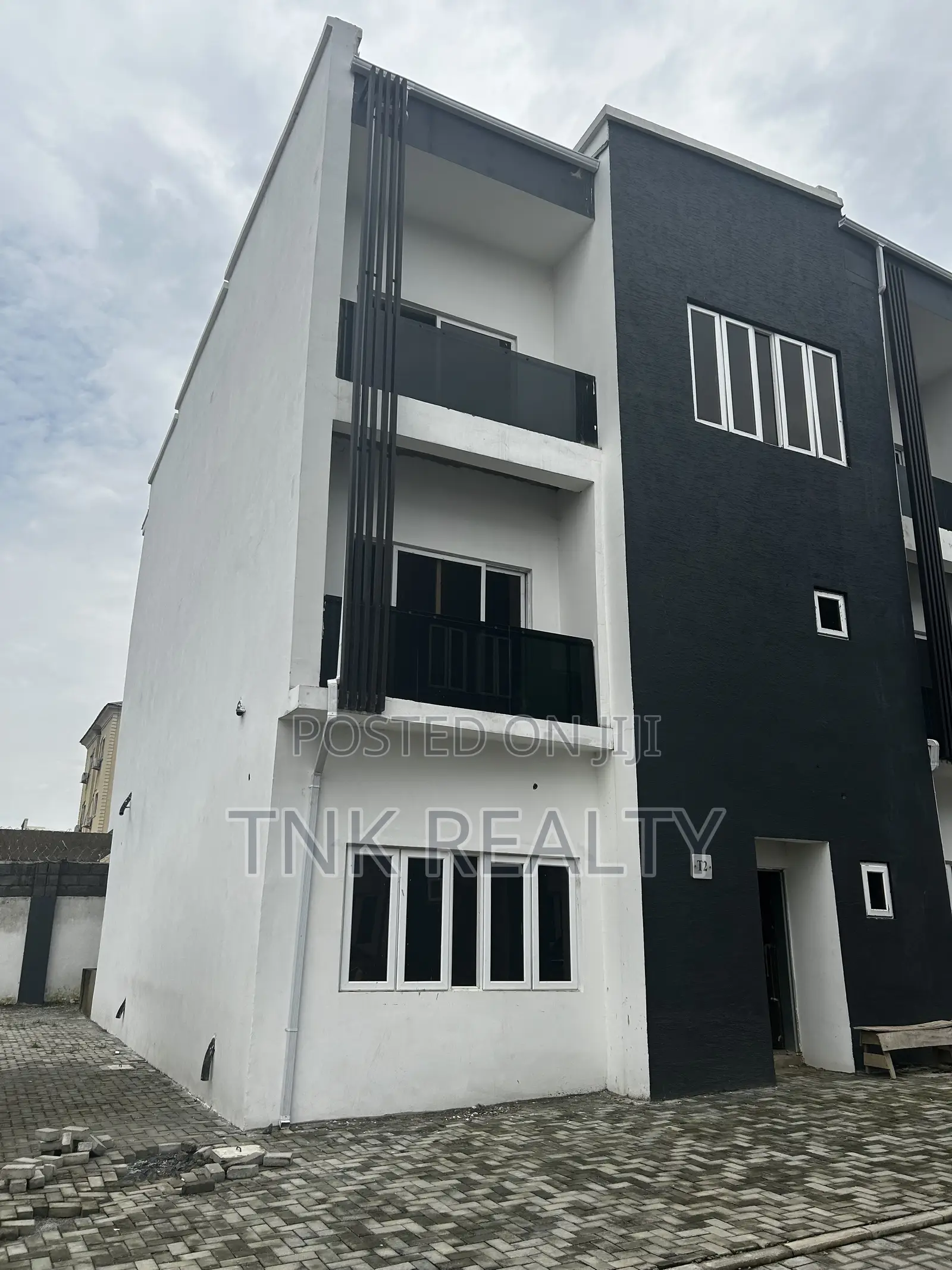Newly Built 4bedroom Terrace Duplex for Sale Carcass in Jahi