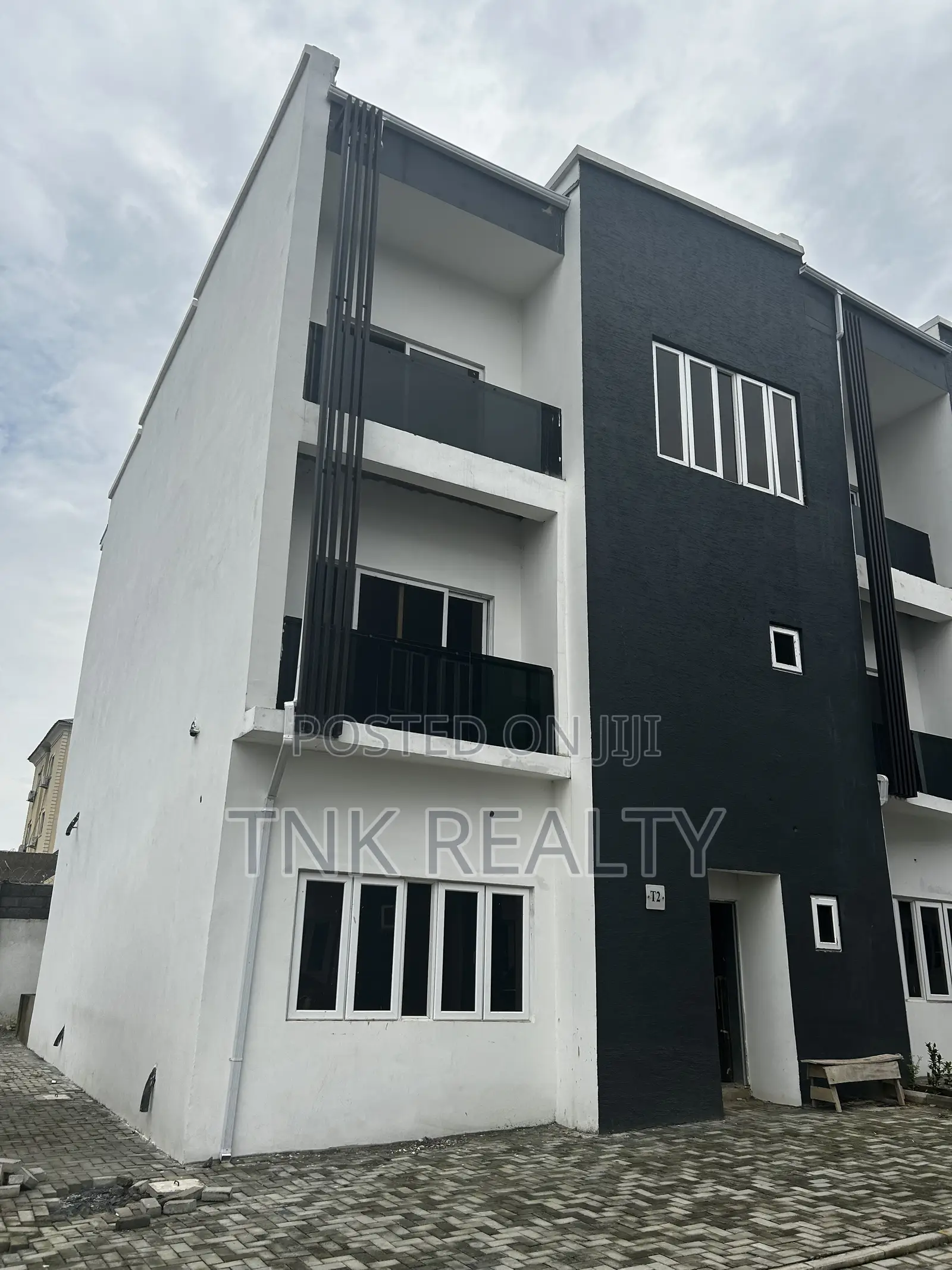 Newly Built 4bedroom Terrace Duplex for Sale Carcass in Jahi