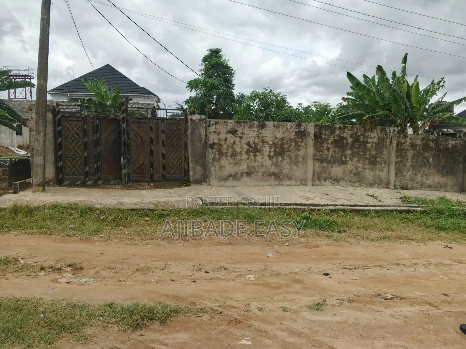 A Plot of Land Fence Gated Compound in Ayobo