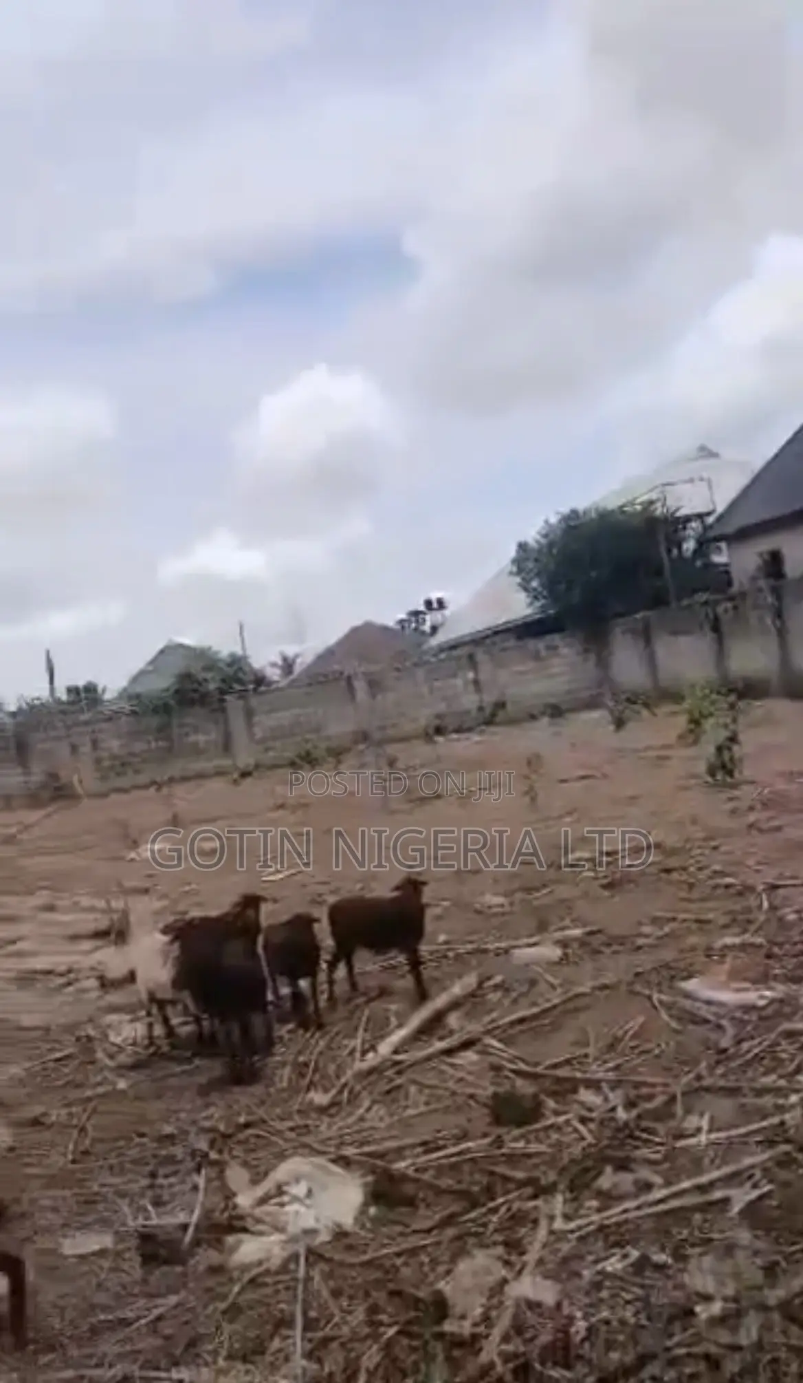 Fenced 100×100ft Land With Security House at Okabere in Benin City