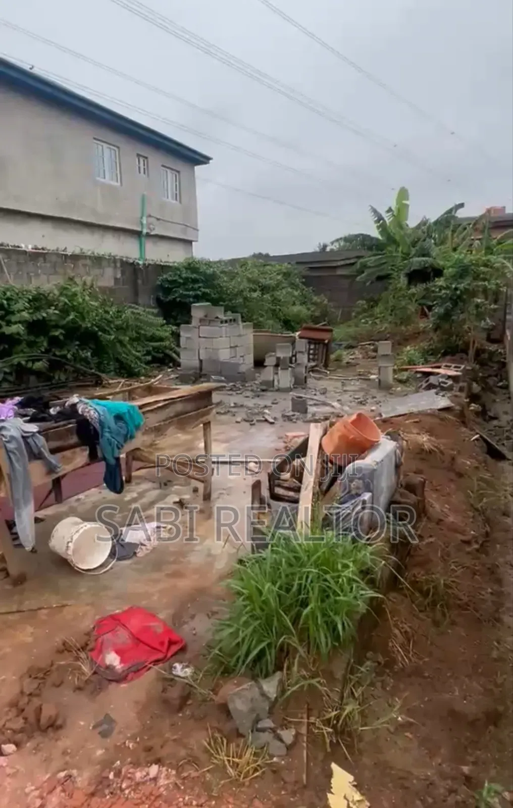 Half Plot Fenced Gated in Calm Street Close to Tarred Road  at Jankara in Alagbado