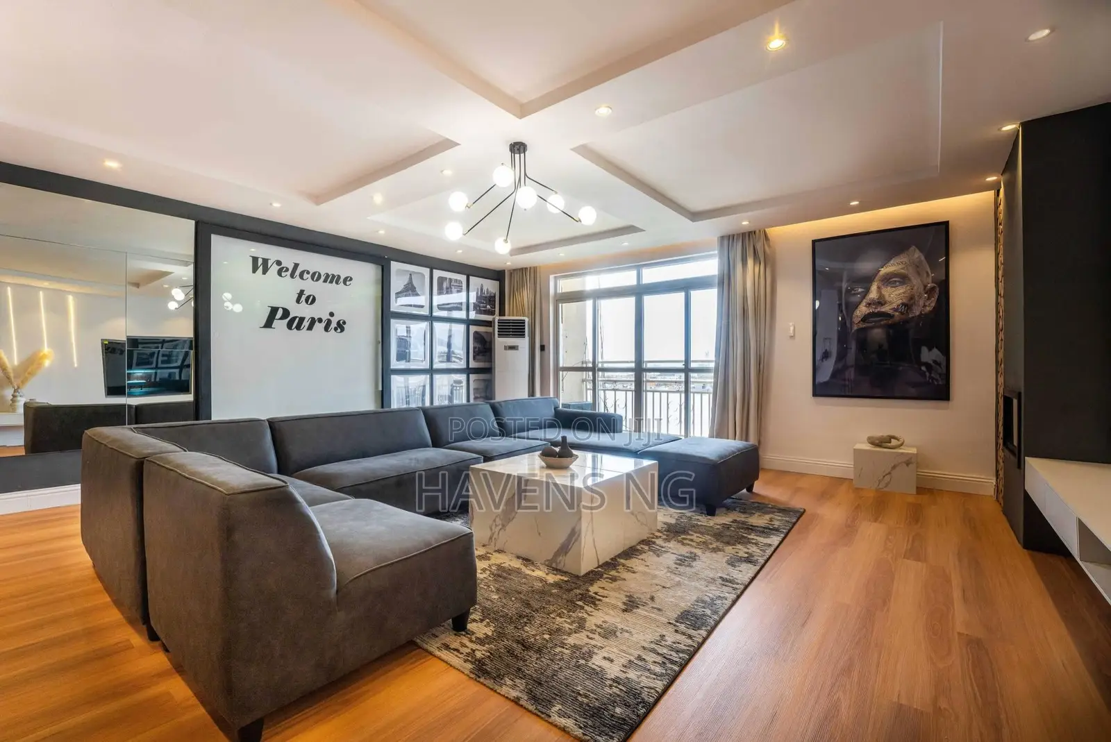 Paris — 2-Bedroom Luxury Waterfront Apartment With Private Cinema in Lekki Phase 1