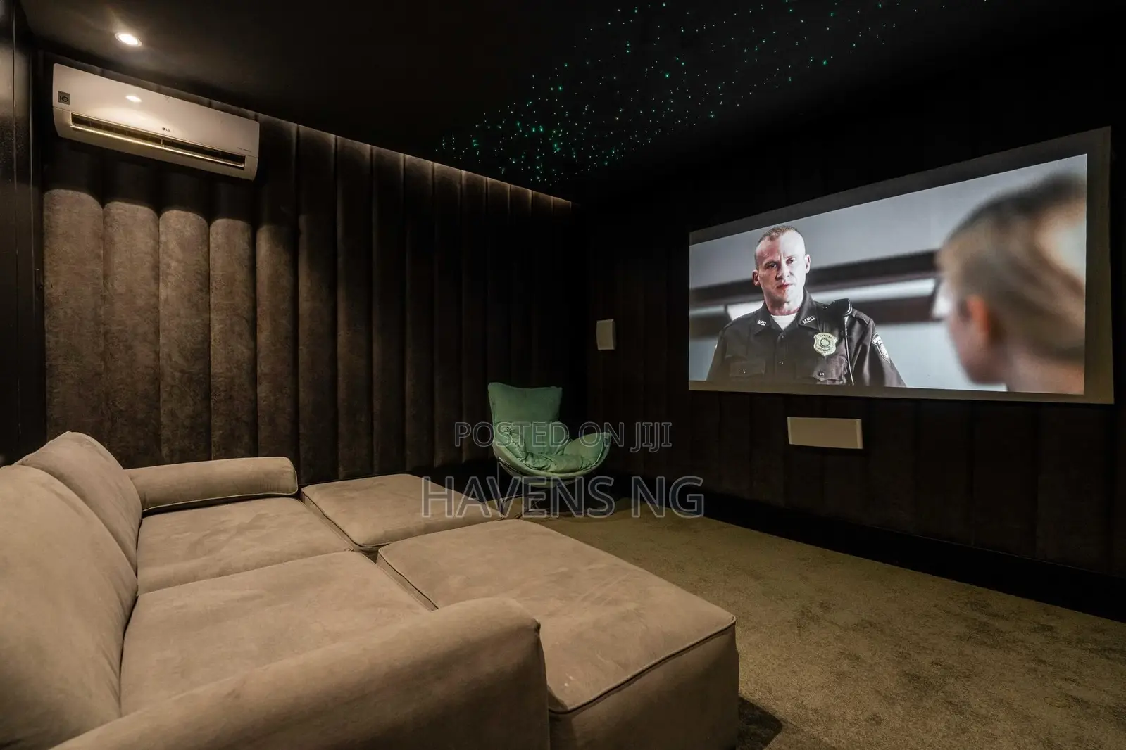 Paris — 2-Bedroom Luxury Waterfront Apartment With Private Cinema in Lekki Phase 1