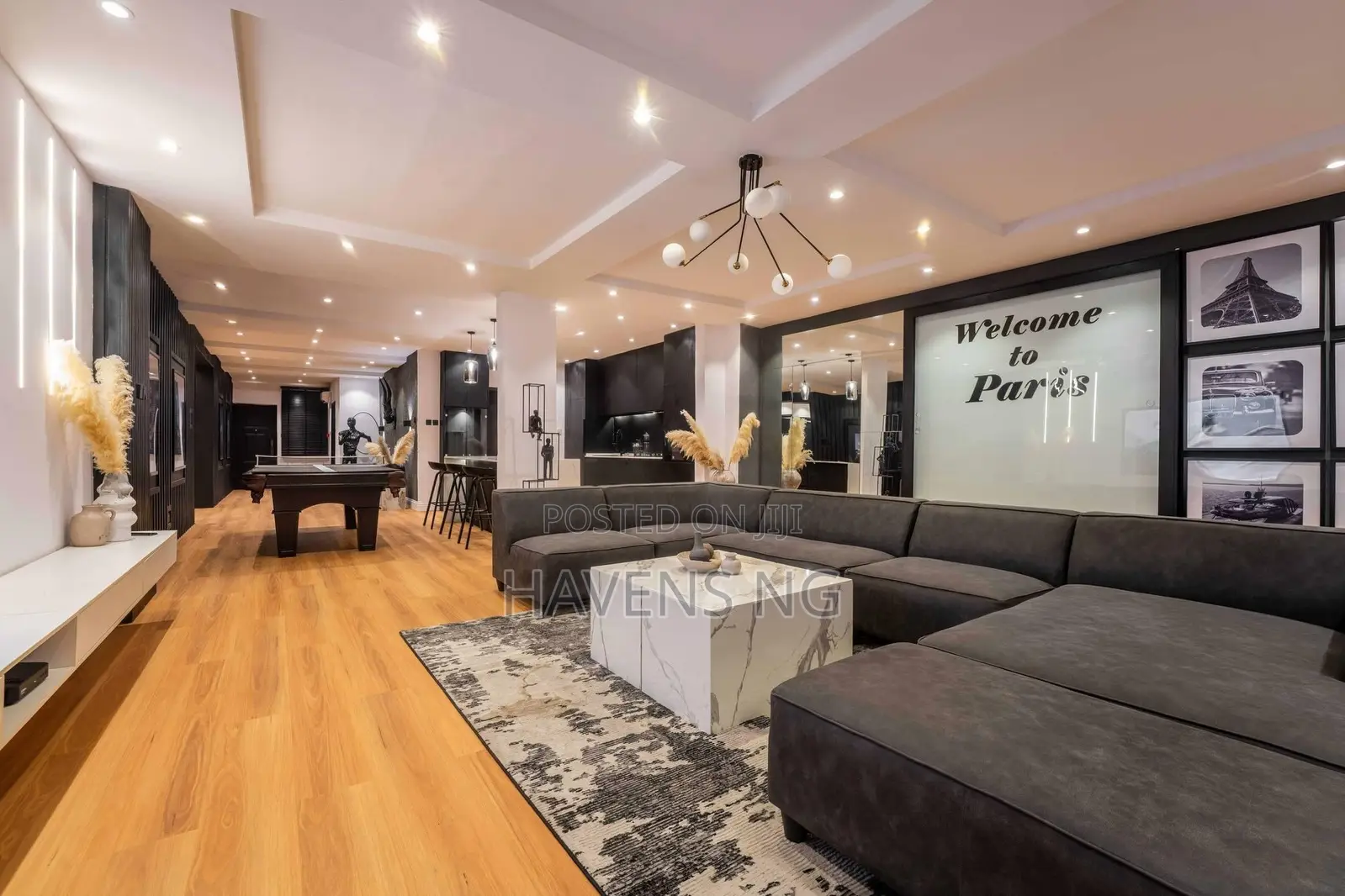 Paris — 2-Bedroom Luxury Waterfront Apartment With Private Cinema in Lekki Phase 1