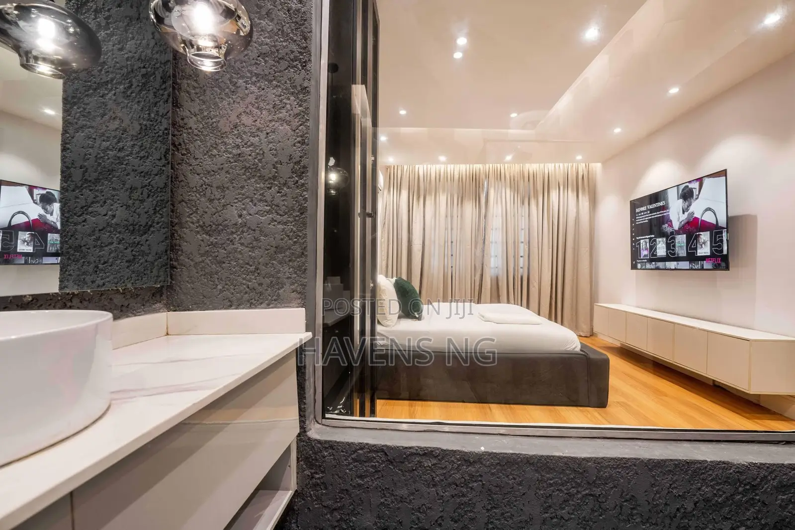 Paris — 2-Bedroom Luxury Waterfront Apartment With Private Cinema in Lekki Phase 1