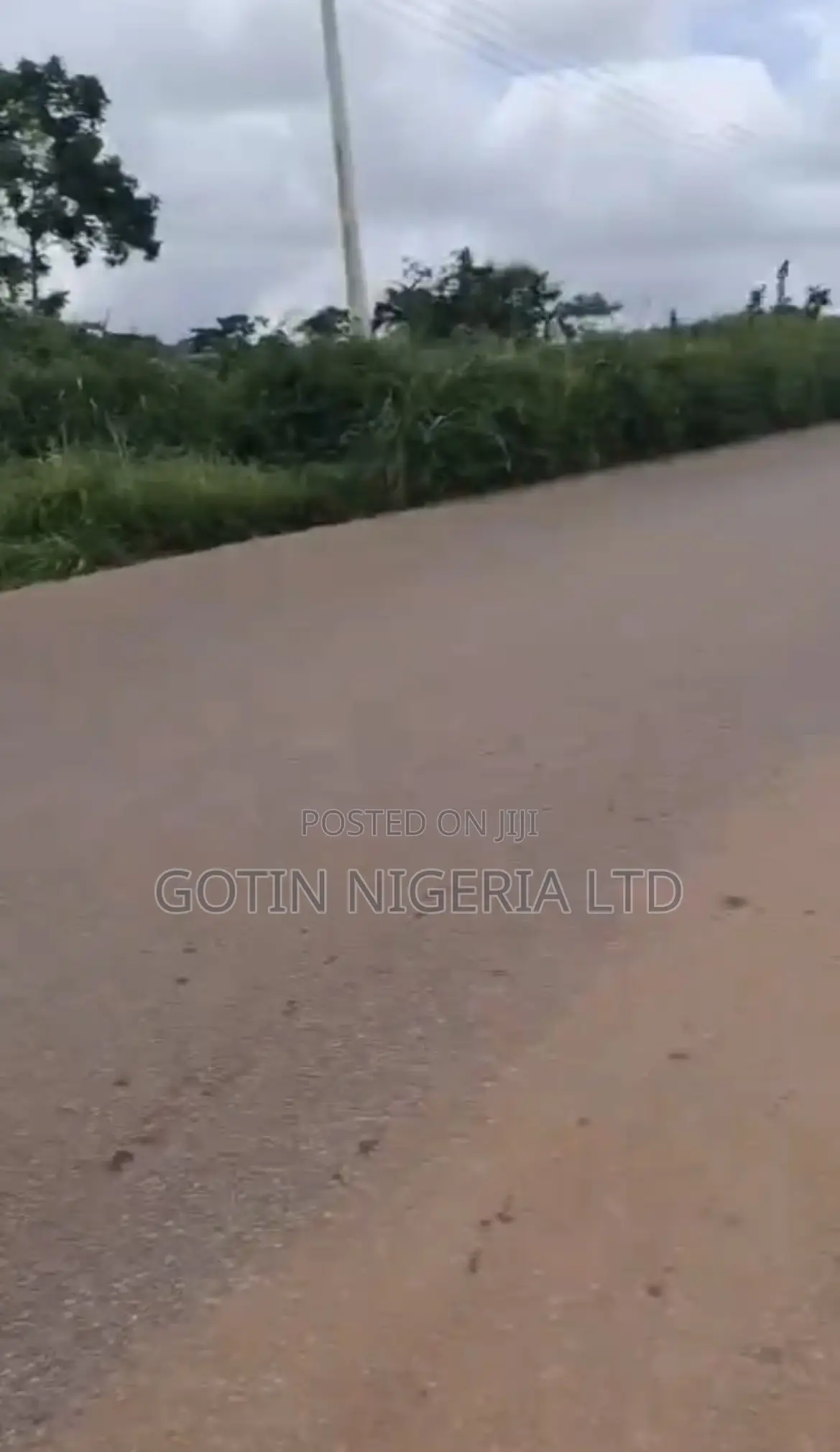 100×100ft Land Along Egba Tarred Road in Benin City