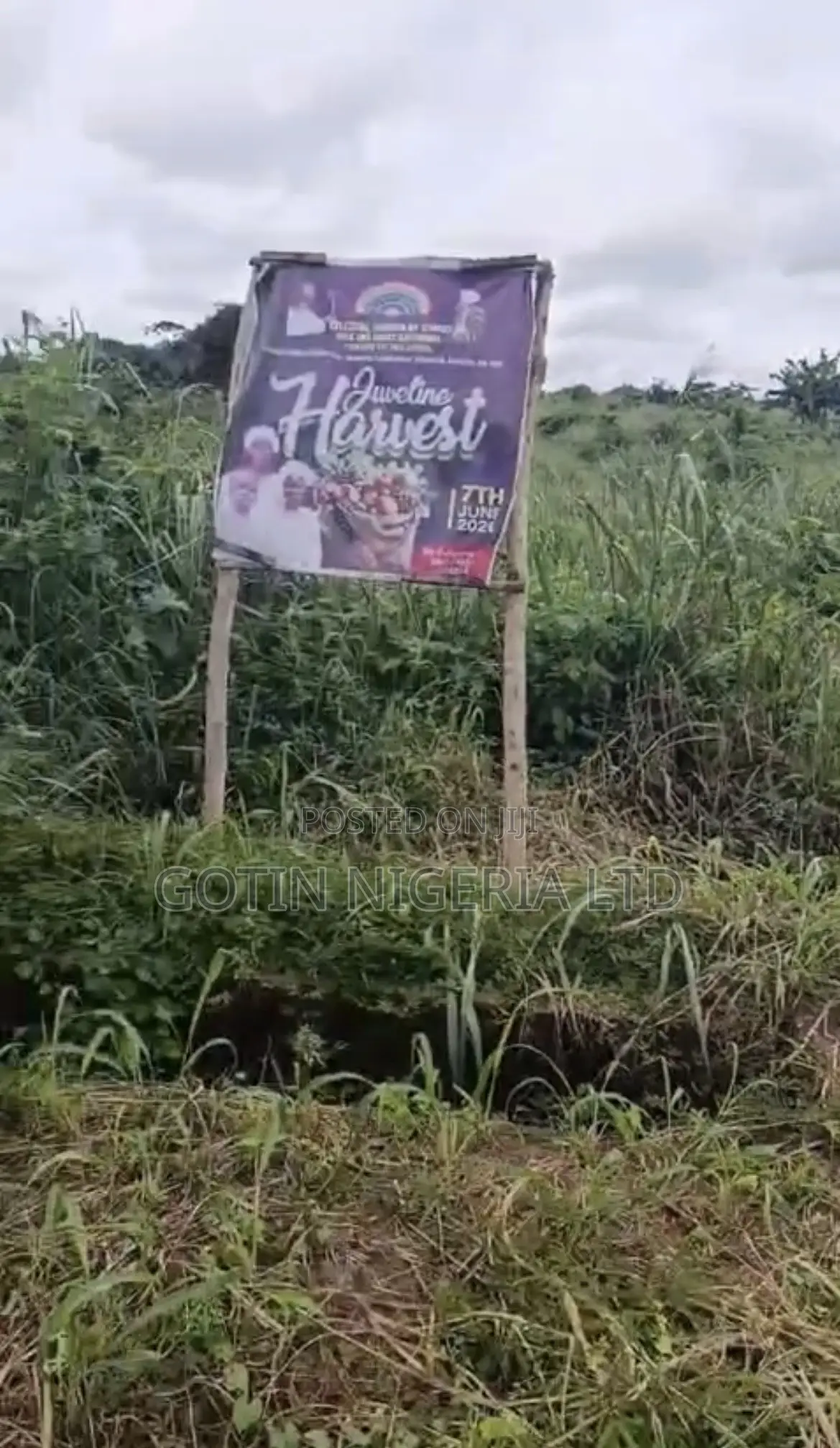 100×100ft Land Along Egba Tarred Road in Benin City